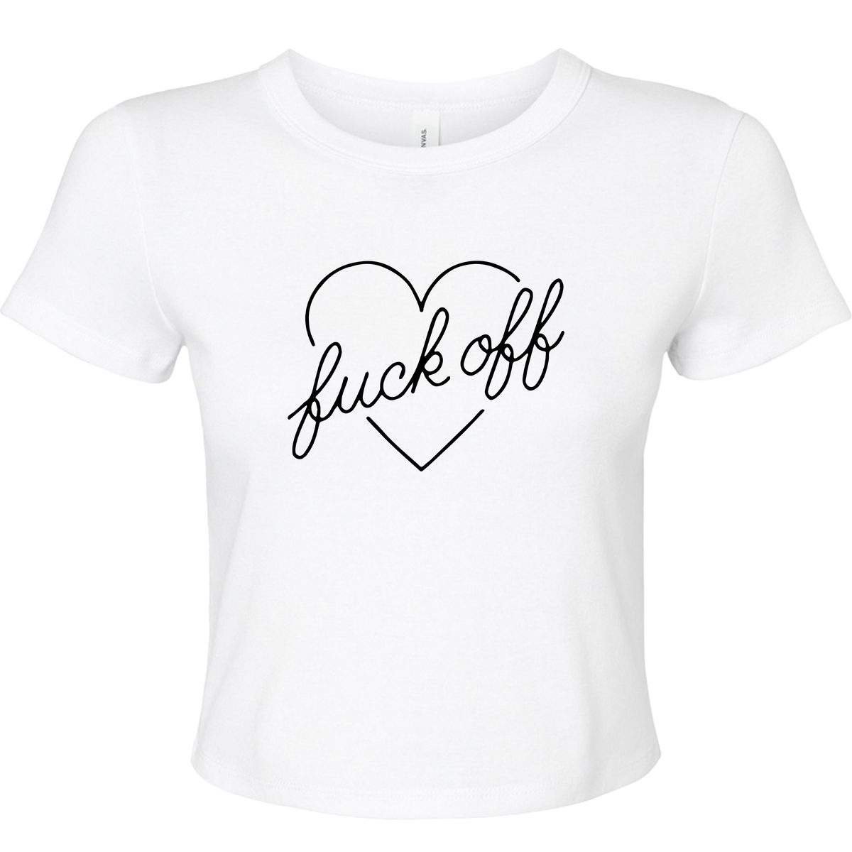 FUCK OFF HEART BABY T-SHIRT