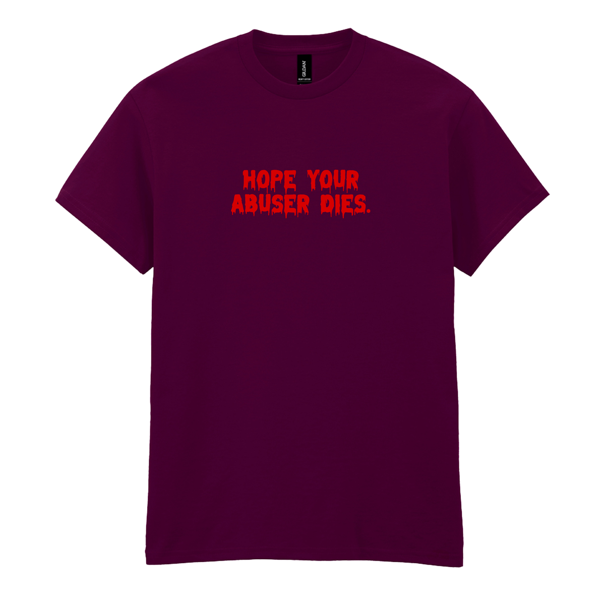 HOPE YOUR ABUSER DIES T-SHIRT