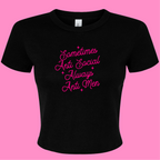 SOMETIMES ANTI SOCIAL ALWAYS ANTI MEN BABY T-SHIRT