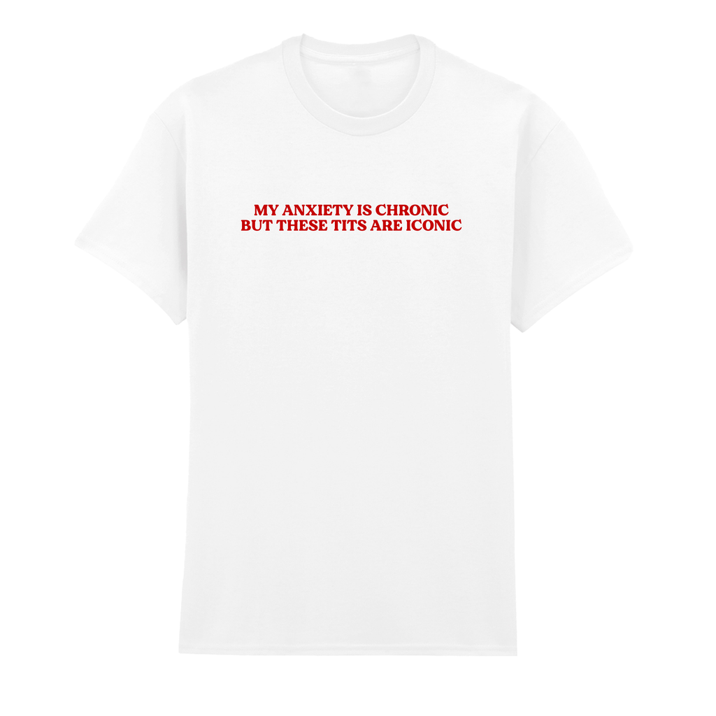 ANXIETY CHRONIC TITS ICONIC T-SHIRT