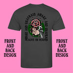 FAMOUS LAST WORDS FRONT AND BACK T-SHIRT