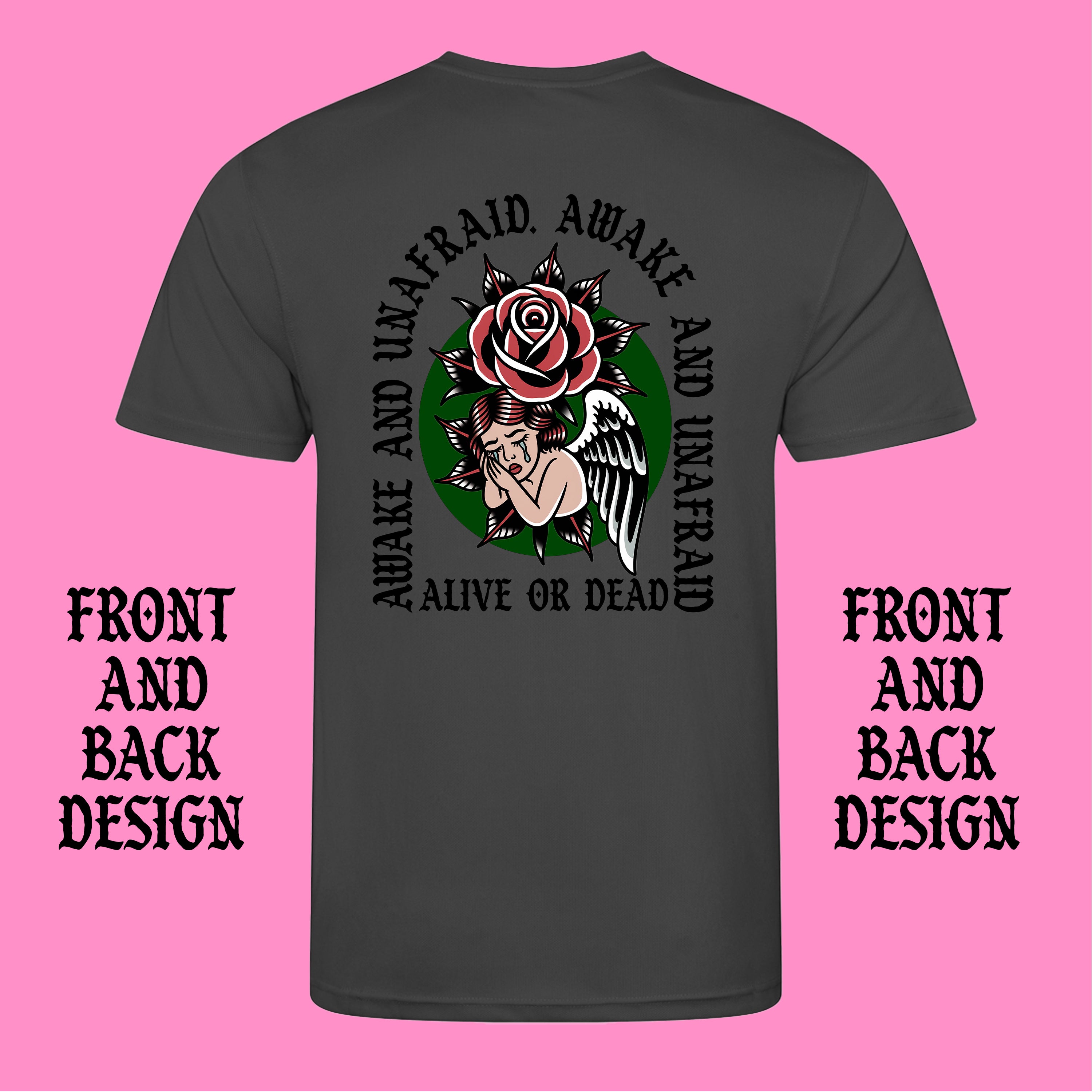 FAMOUS LAST WORDS FRONT AND BACK T-SHIRT