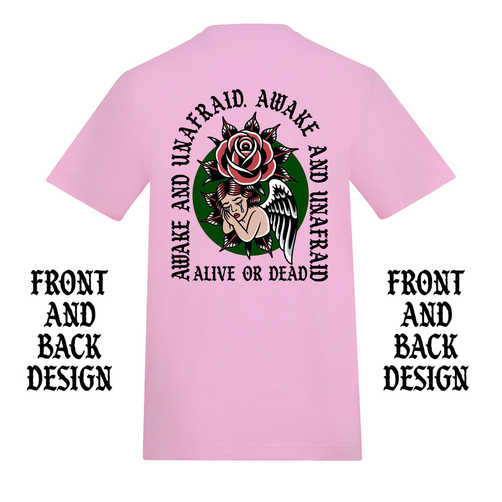FAMOUS LAST WORDS FRONT AND BACK T-SHIRT