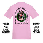 FAMOUS LAST WORDS FRONT AND BACK T-SHIRT