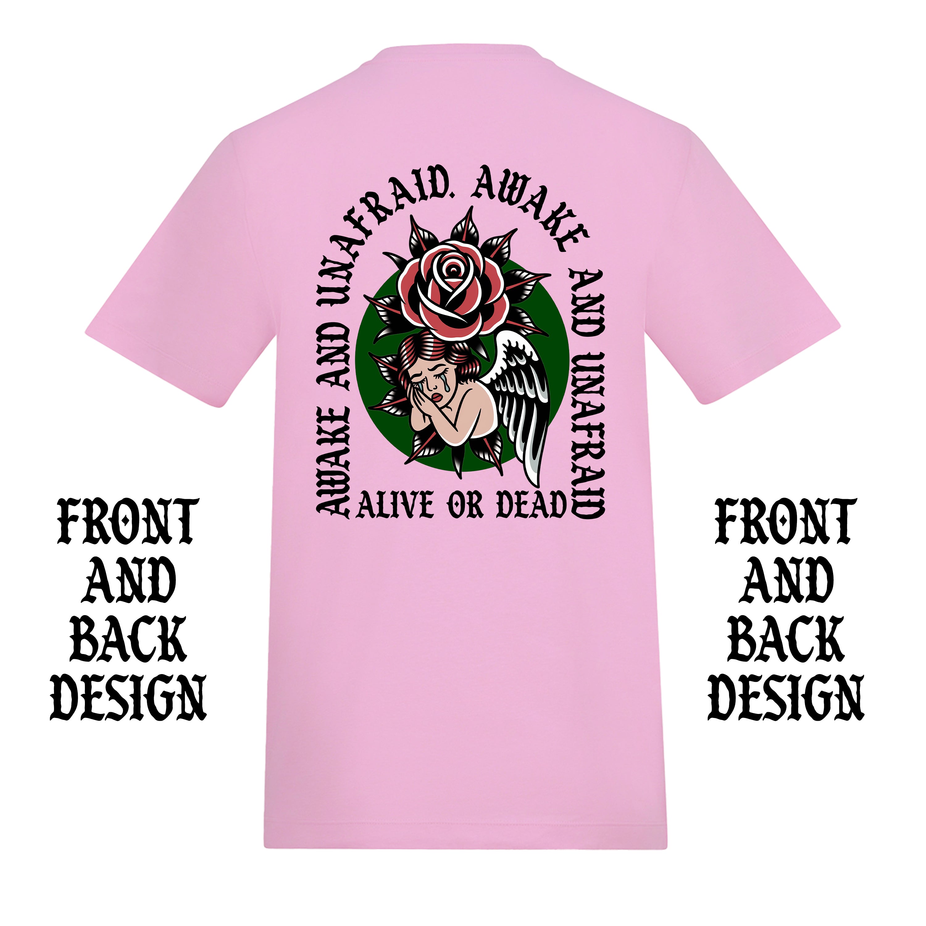 FAMOUS LAST WORDS FRONT AND BACK T-SHIRT