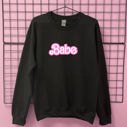 CUSTOM BARBIE WORD SWEATSHIRT