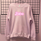 CUSTOM BARBIE WORD SWEATSHIRT