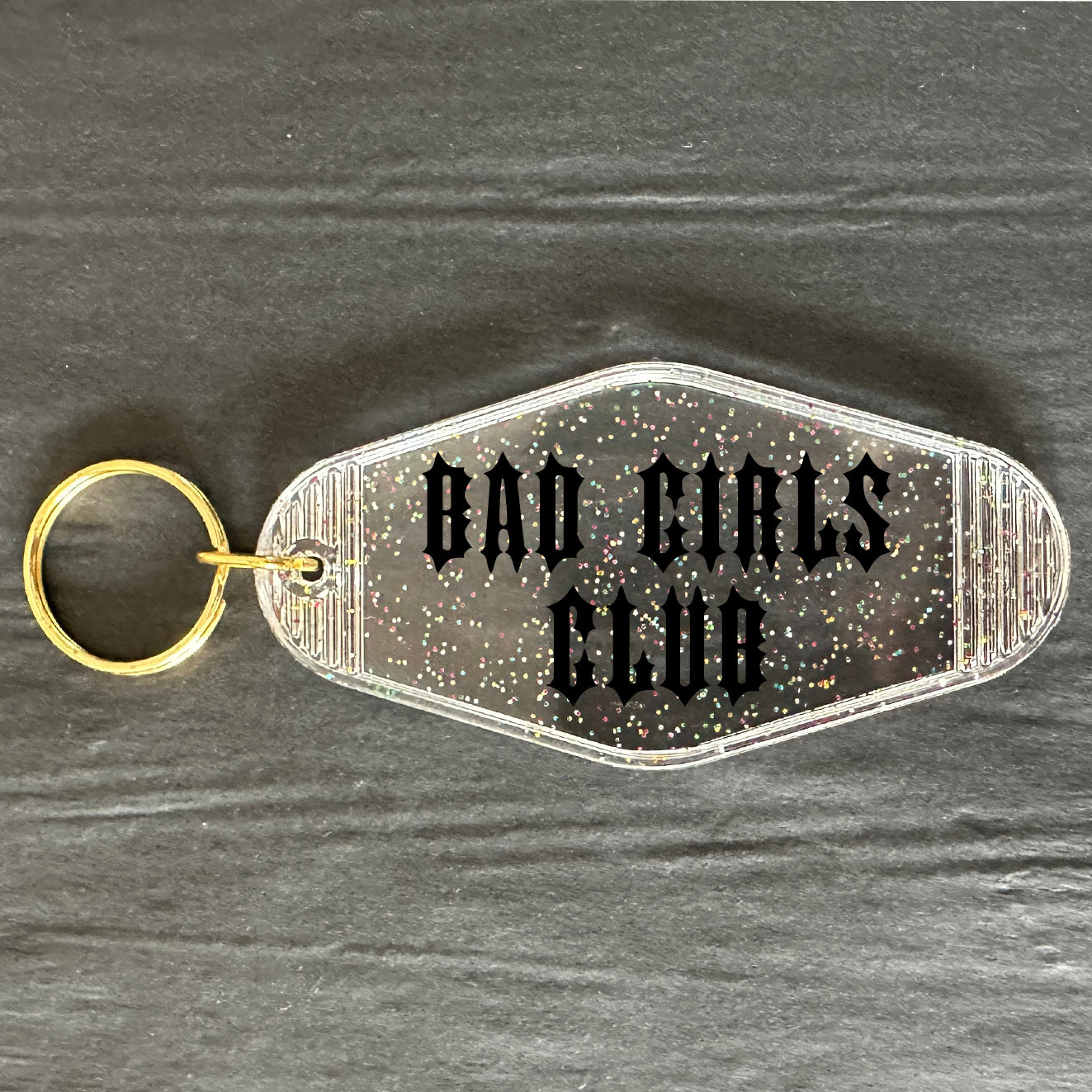 BAD GIRLS CLUB MOTEL KEYRING