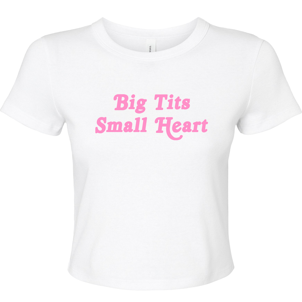 BIG TITS SMALL HEART BABY T-SHIRT
