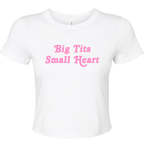 BIG TITS SMALL HEART BABY T-SHIRT