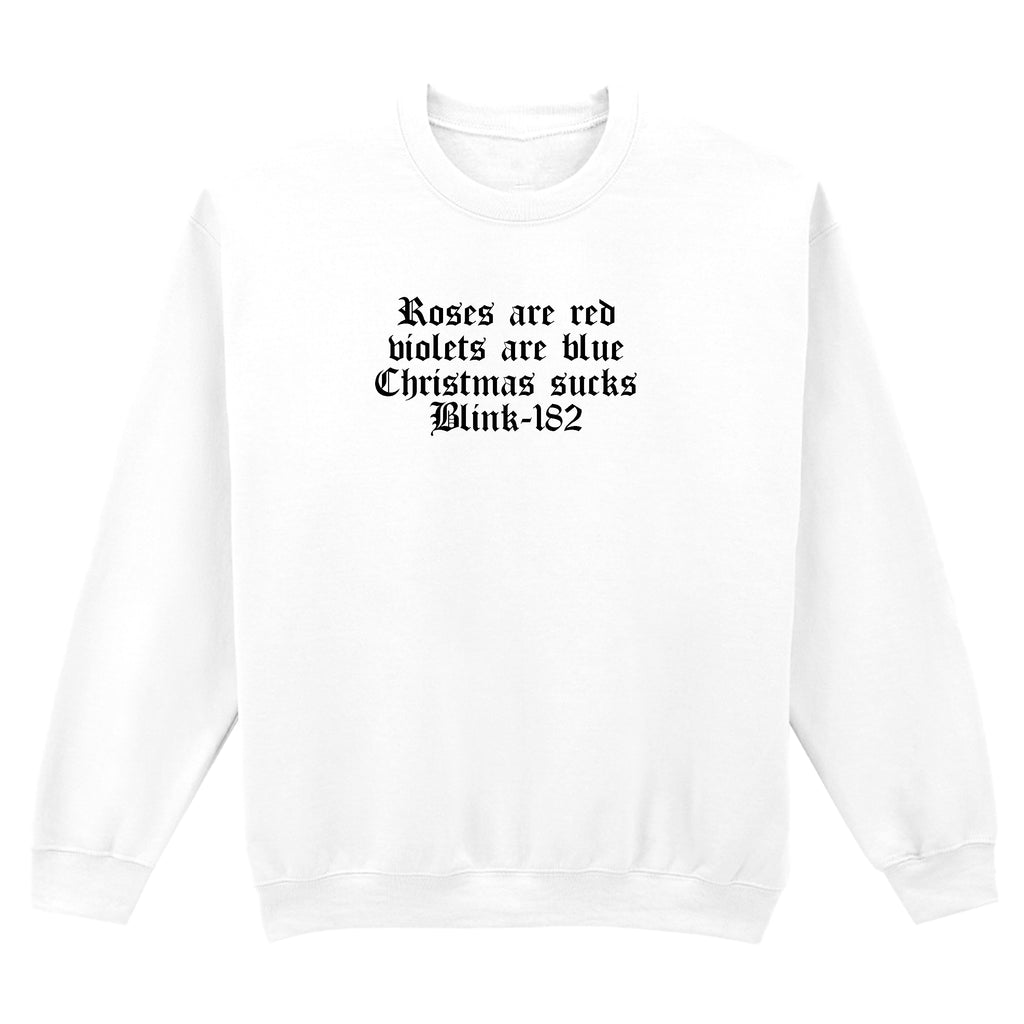 CHRISTMAS SUCKS BLINK 182 SWEATSHIRT