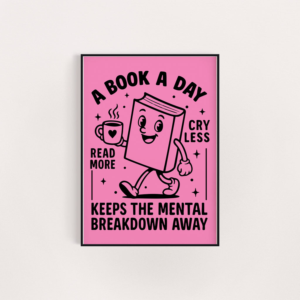 A BOOK A DAY PRINT