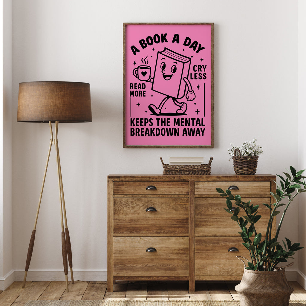 A BOOK A DAY PRINT