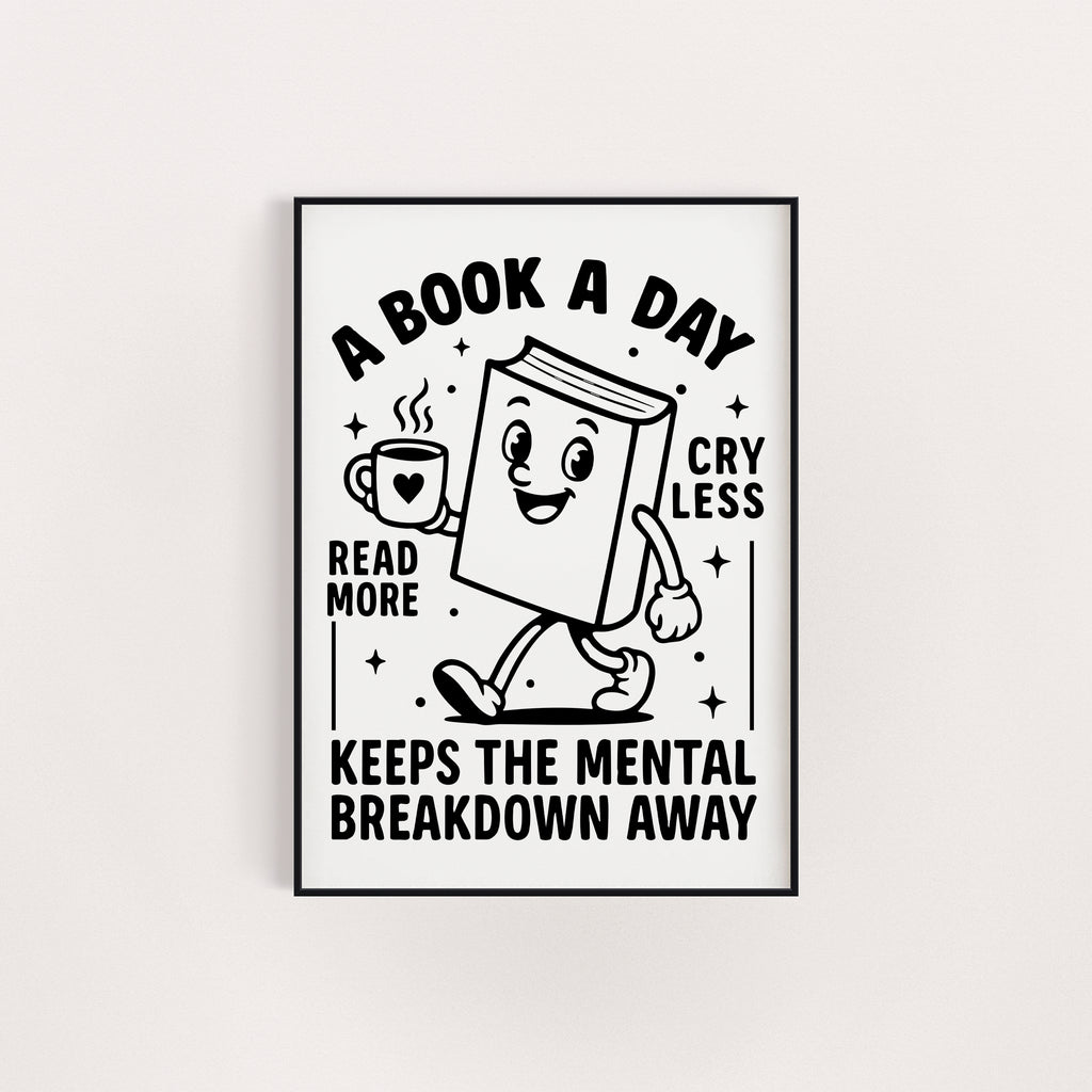 A BOOK A DAY PRINT