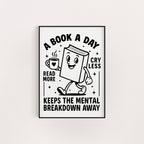 A BOOK A DAY PRINT