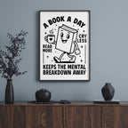 A BOOK A DAY PRINT
