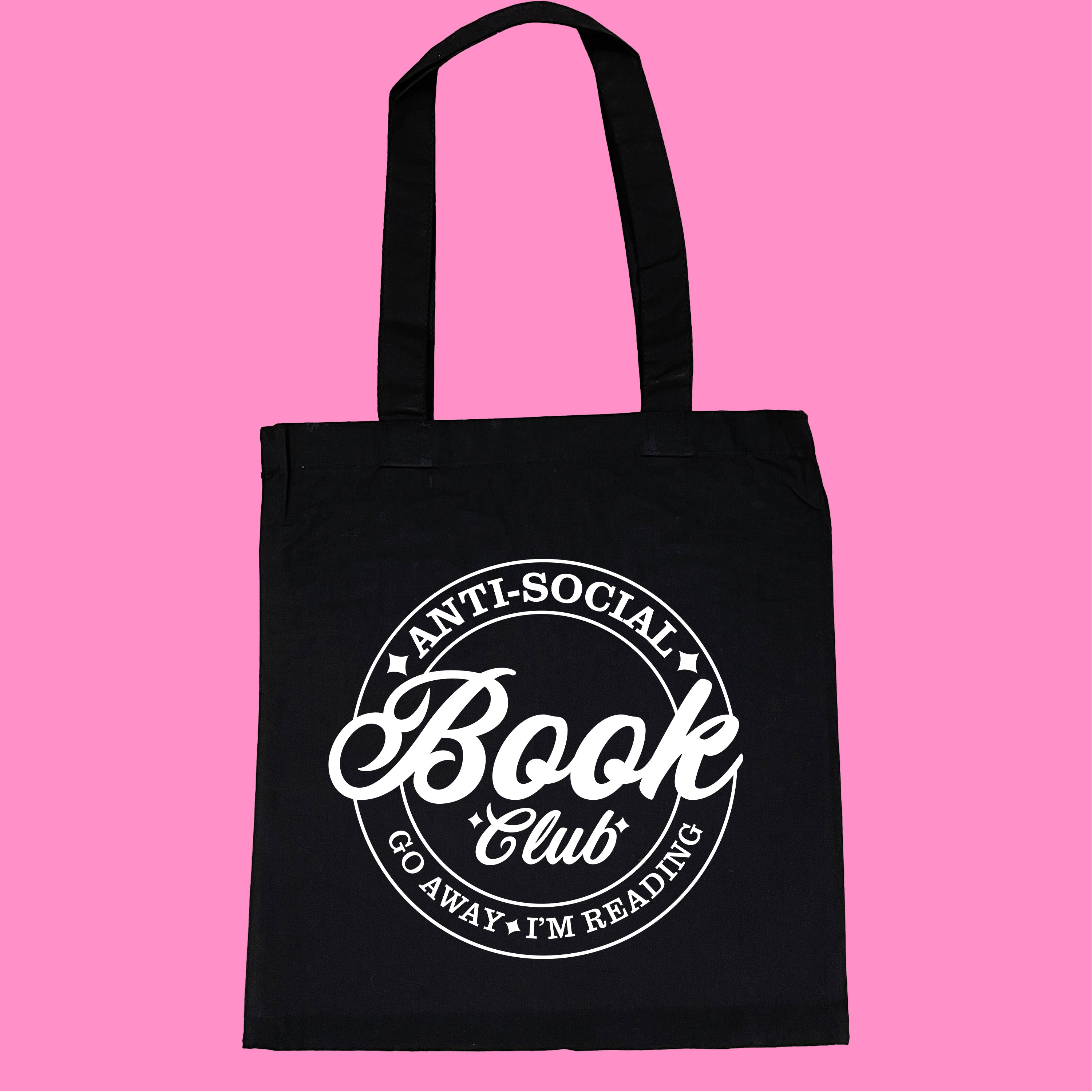 ANTI SOCIAL BOOK CLUB TOTE BAG