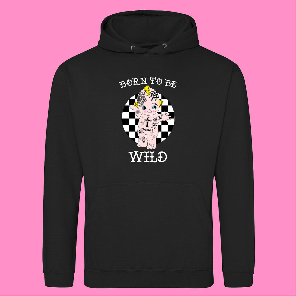 BORN TO BE WILD TATTOO HOODIE