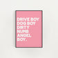 BORN SLIPPY PRINT