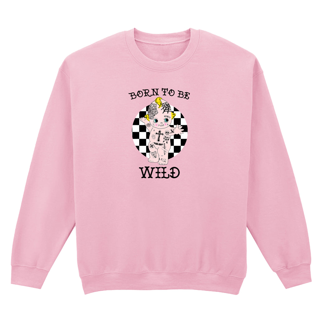 BORN TO BE WILD TATTOO SWEATSHIRT