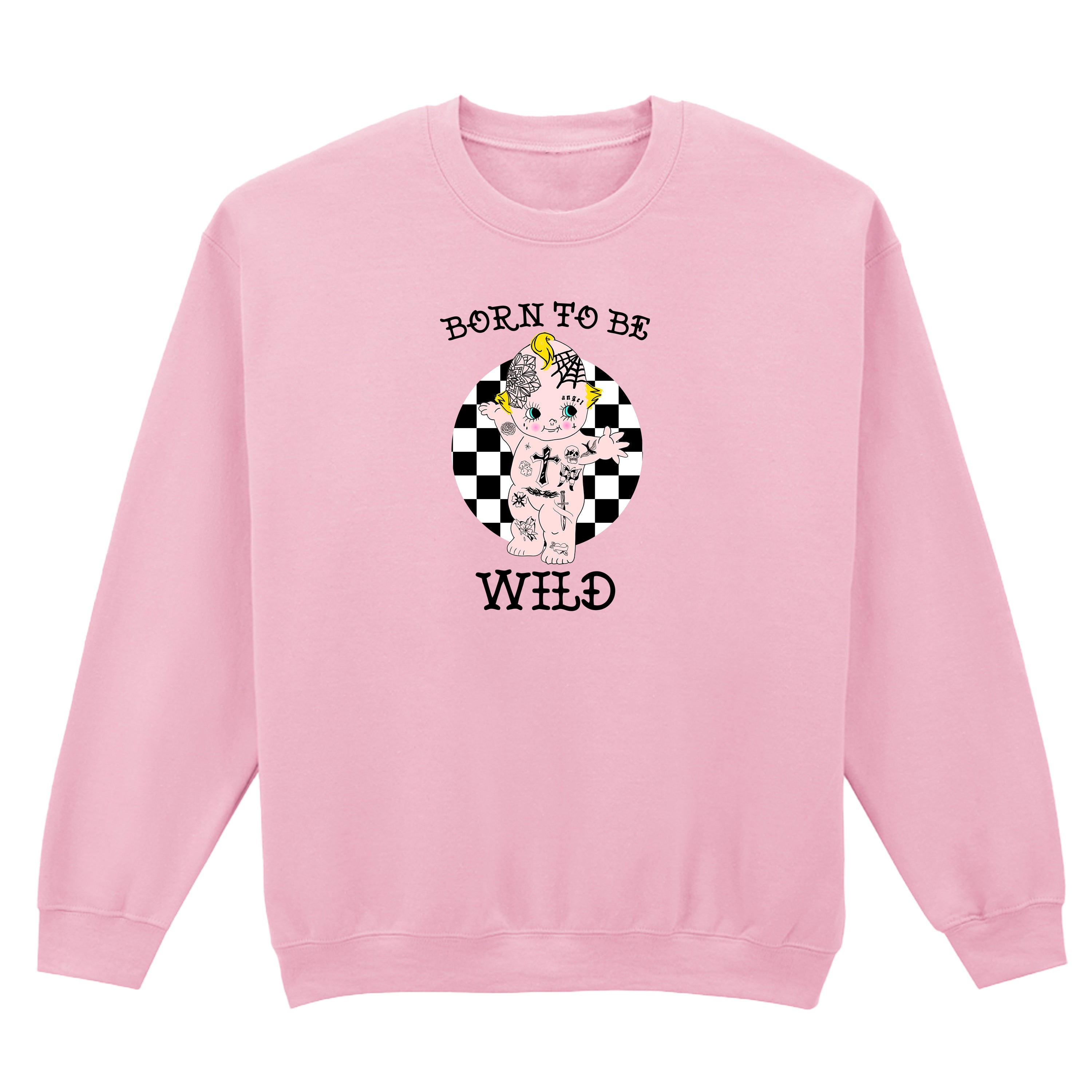 BORN TO BE WILD TATTOO SWEATSHIRT