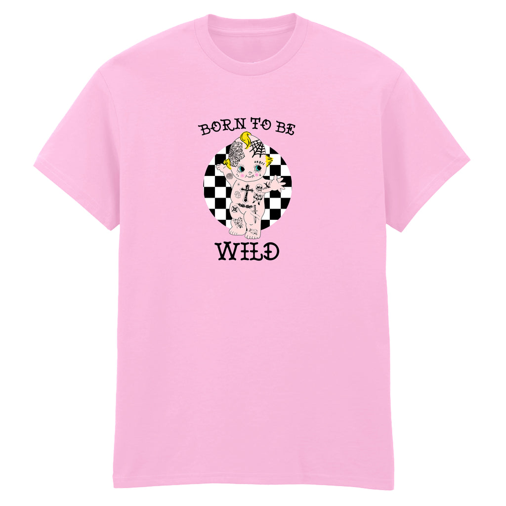BORN TO BE WILD TATTOO T-SHIRT