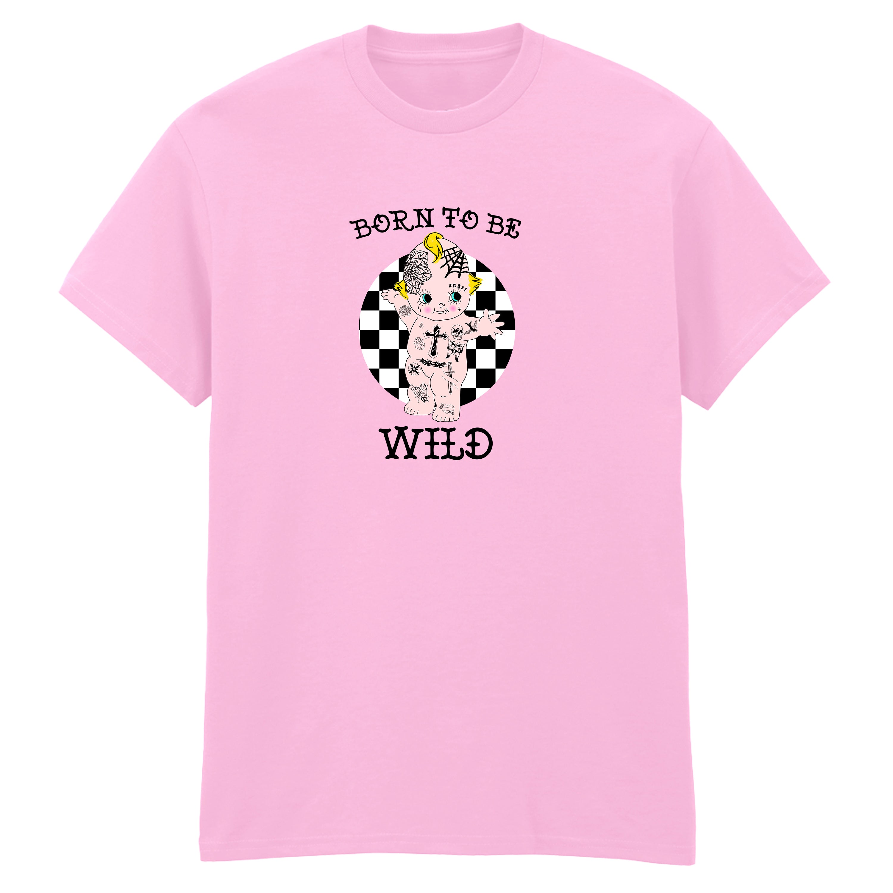 BORN TO BE WILD TATTOO T-SHIRT