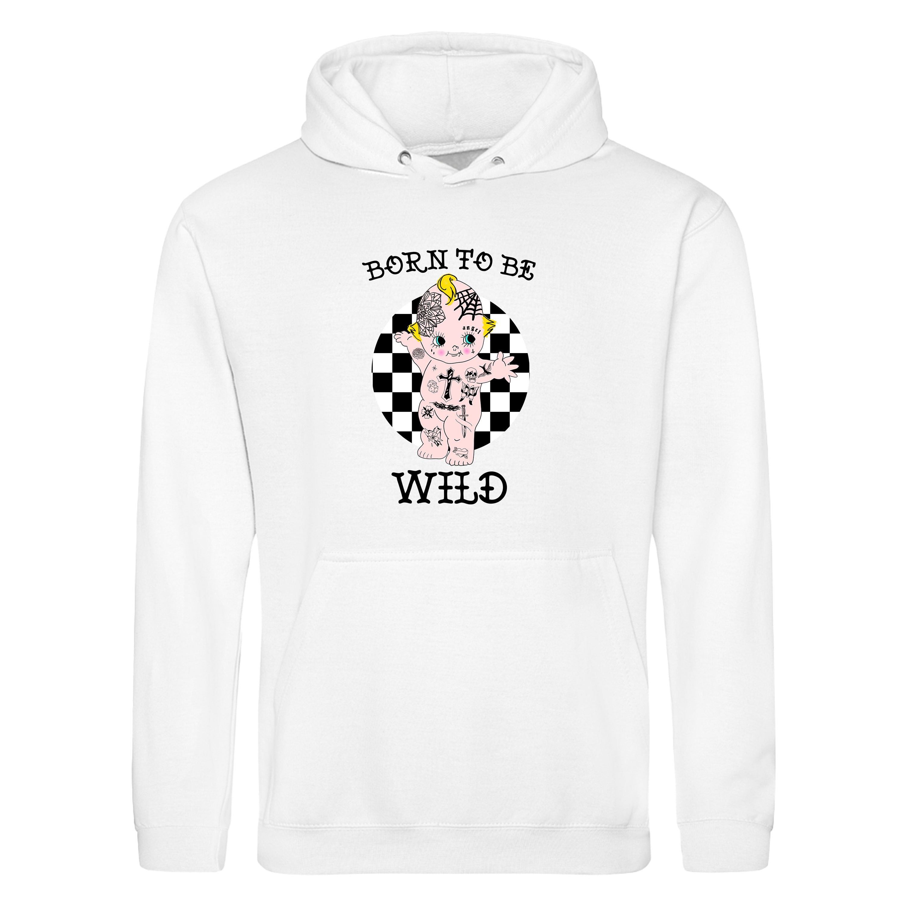 BORN TO BE WILD TATTOO HOODIE