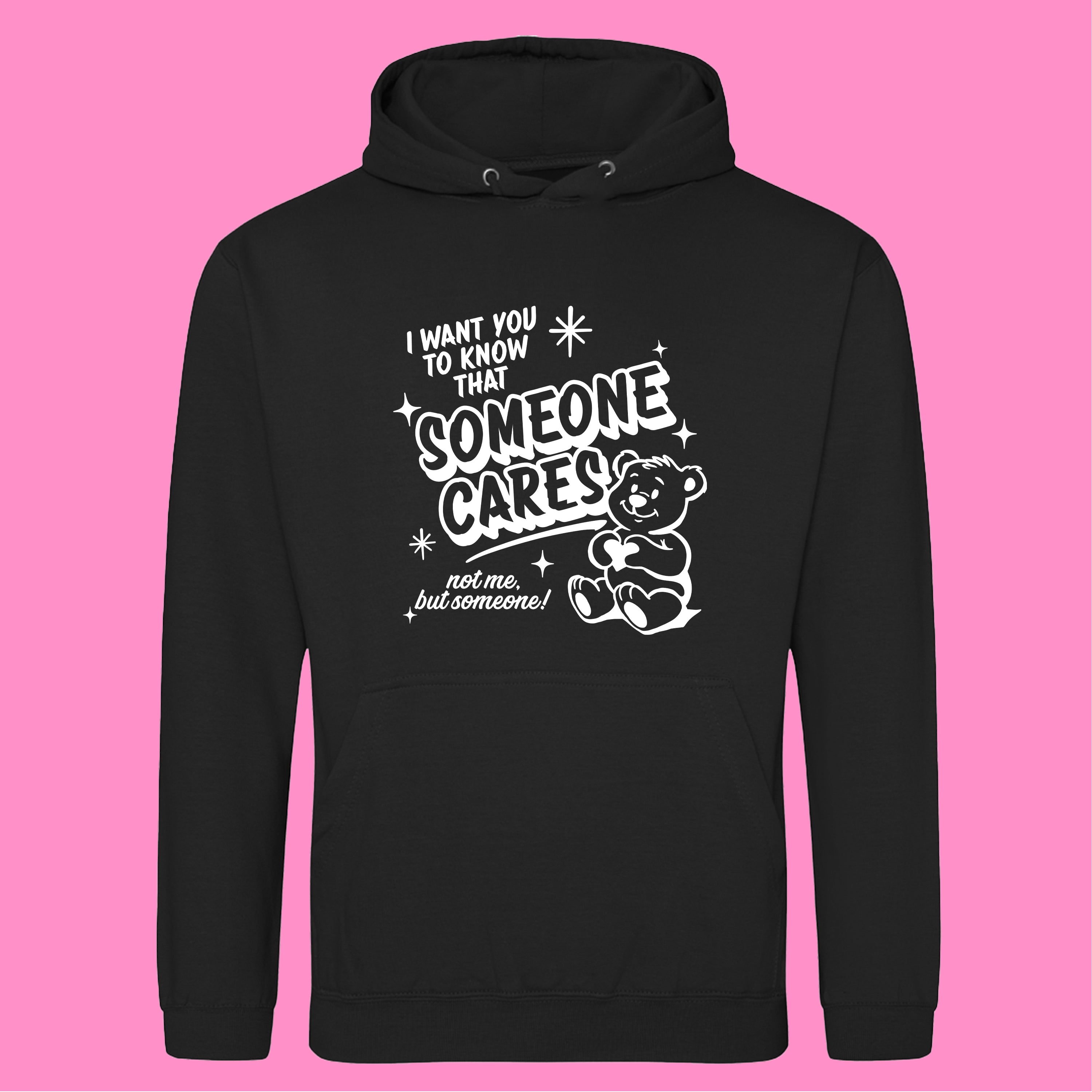 SOMEONE CARES TEDDY HOODIE