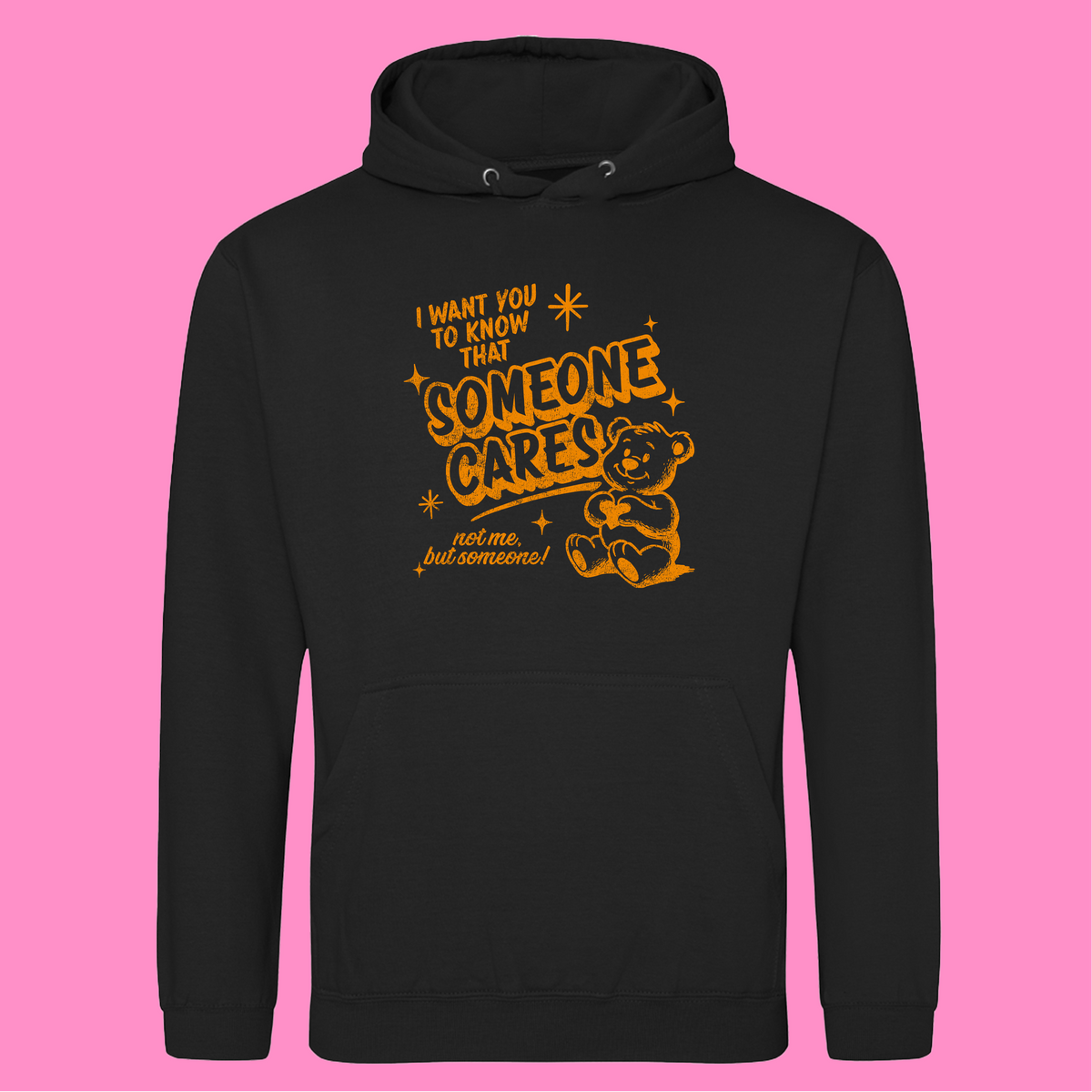 SOMEONE CARES TEDDY HOODIE
