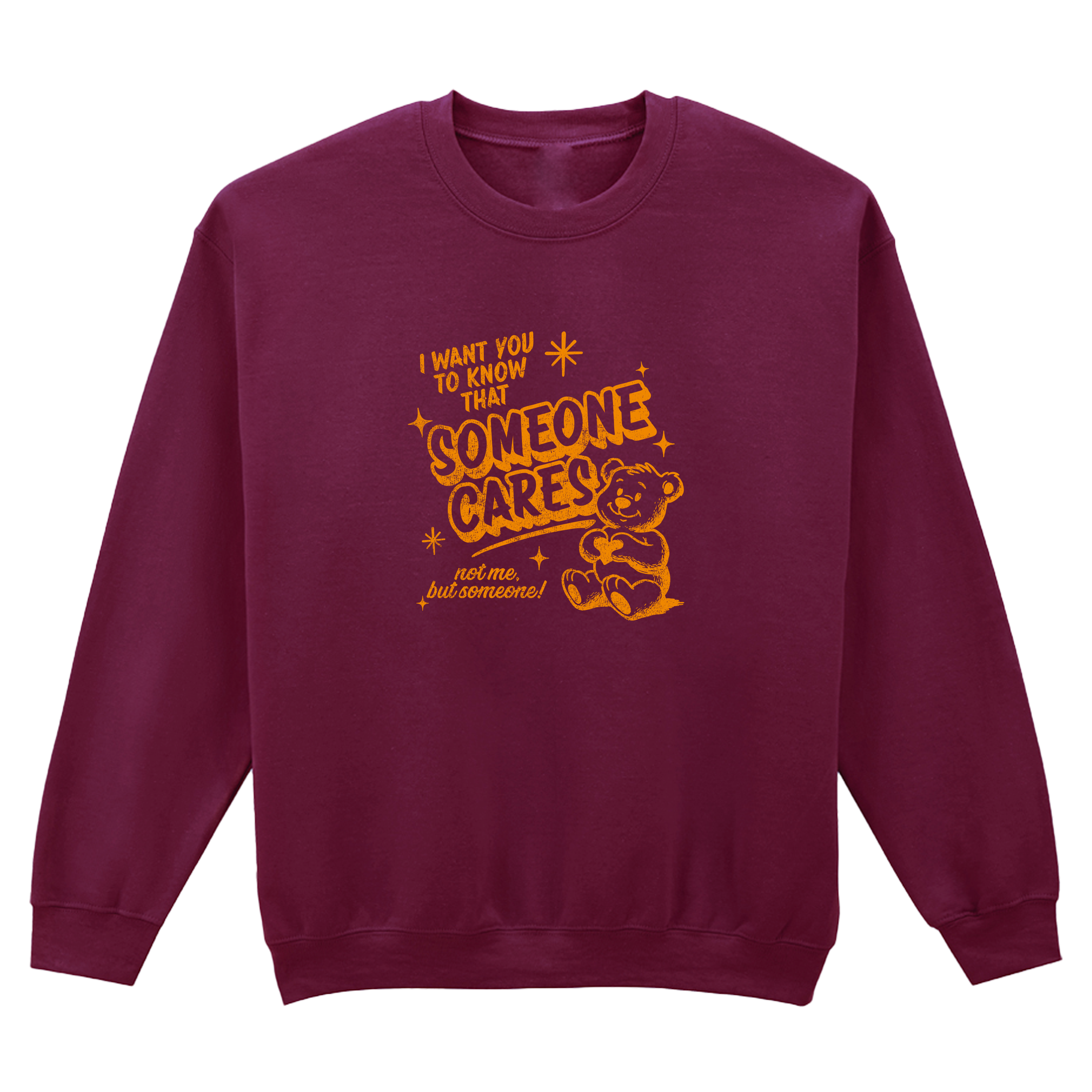 SOMEONE CARES TEDDY SWEATSHIRT