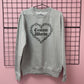 CUSTOM CHAIN HEART SWEATSHIRT