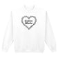 CUSTOM CHAIN HEART SWEATSHIRT