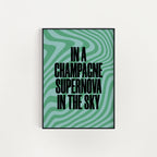 CHAMPAGNE SUPERNOVA PRINT