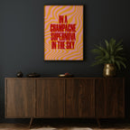 CHAMPAGNE SUPERNOVA PRINT