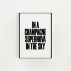 CHAMPAGNE SUPERNOVA PRINT