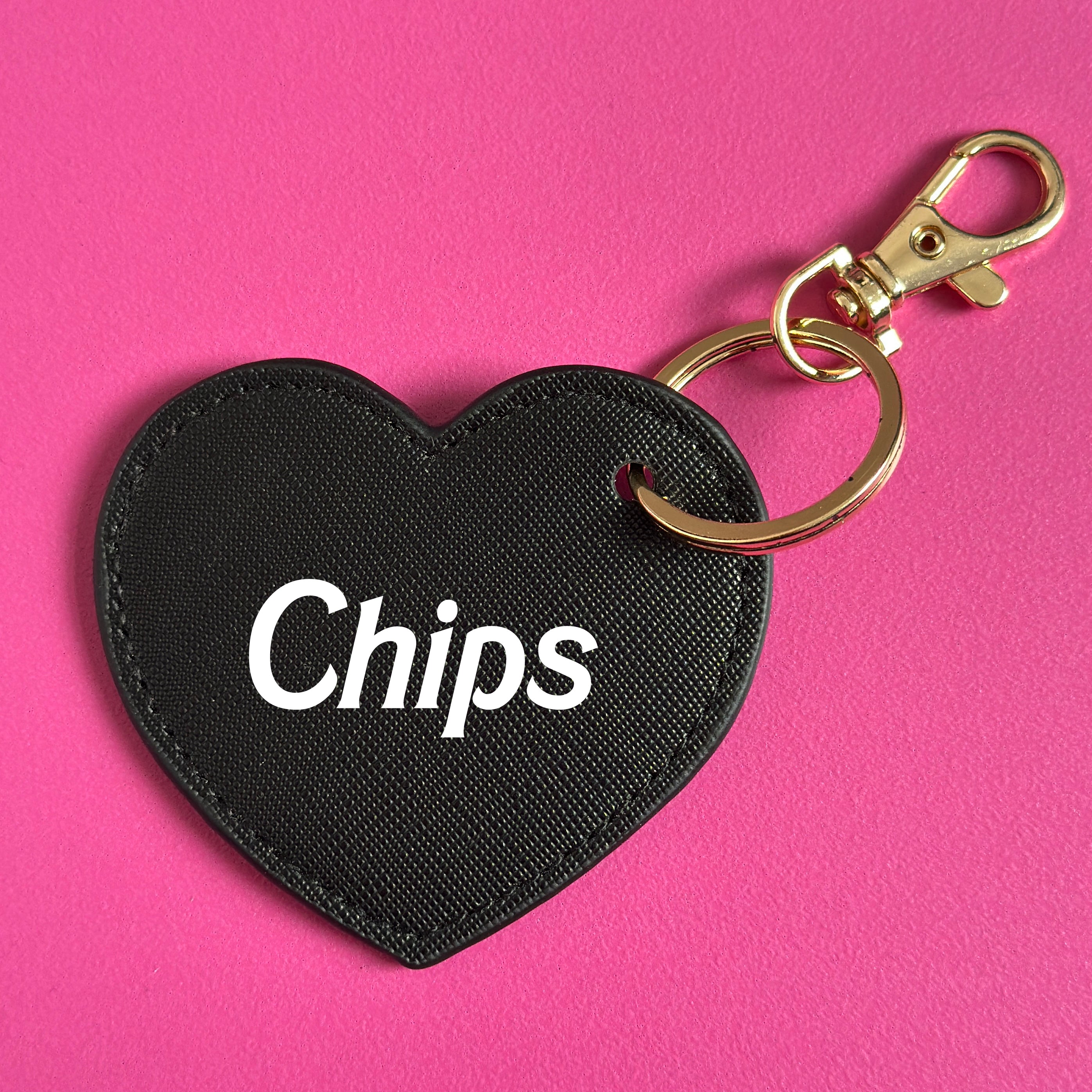 CHIPS HEART KEYRING