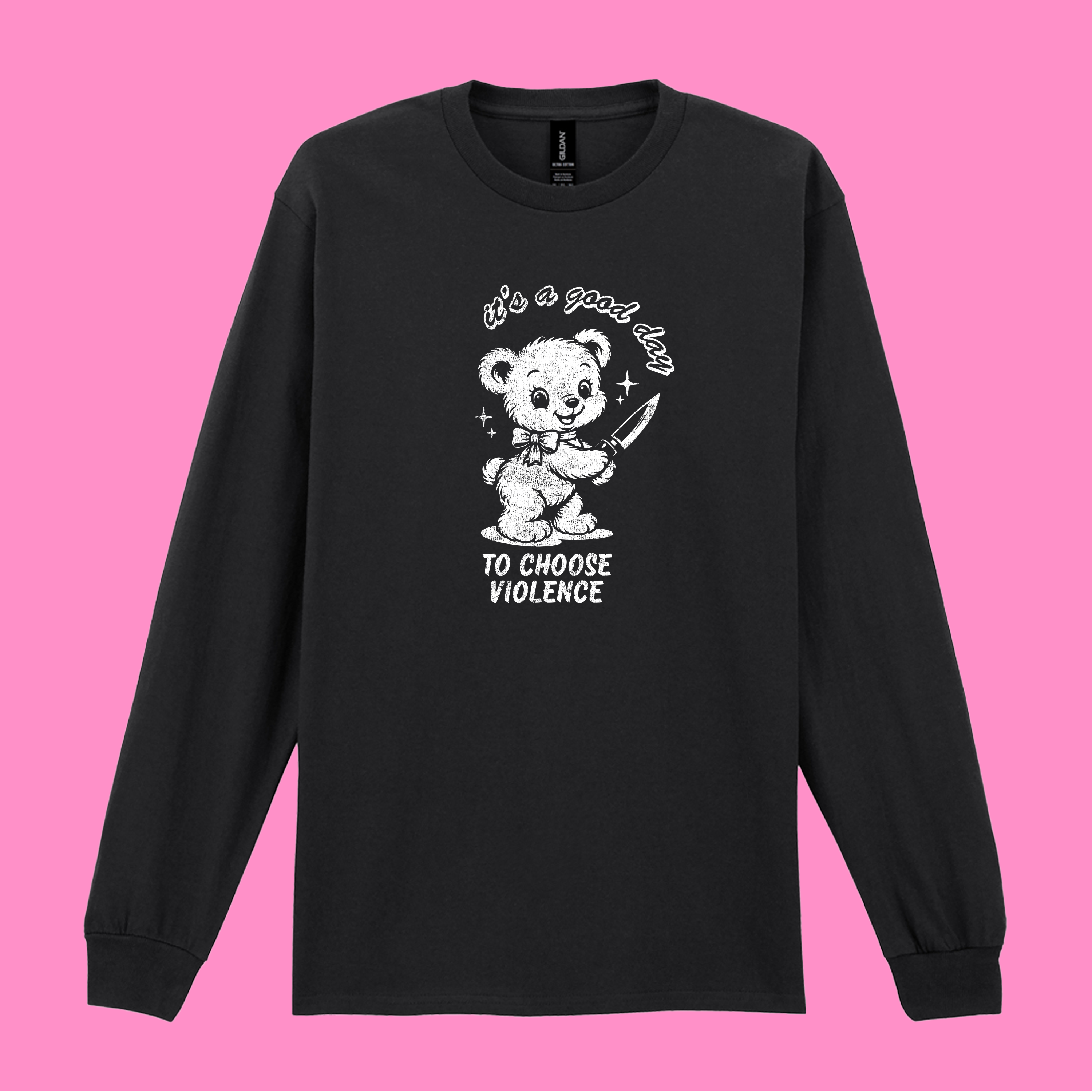 CHOOSE VIOLENCE LONG SLEEVED T-SHIRT