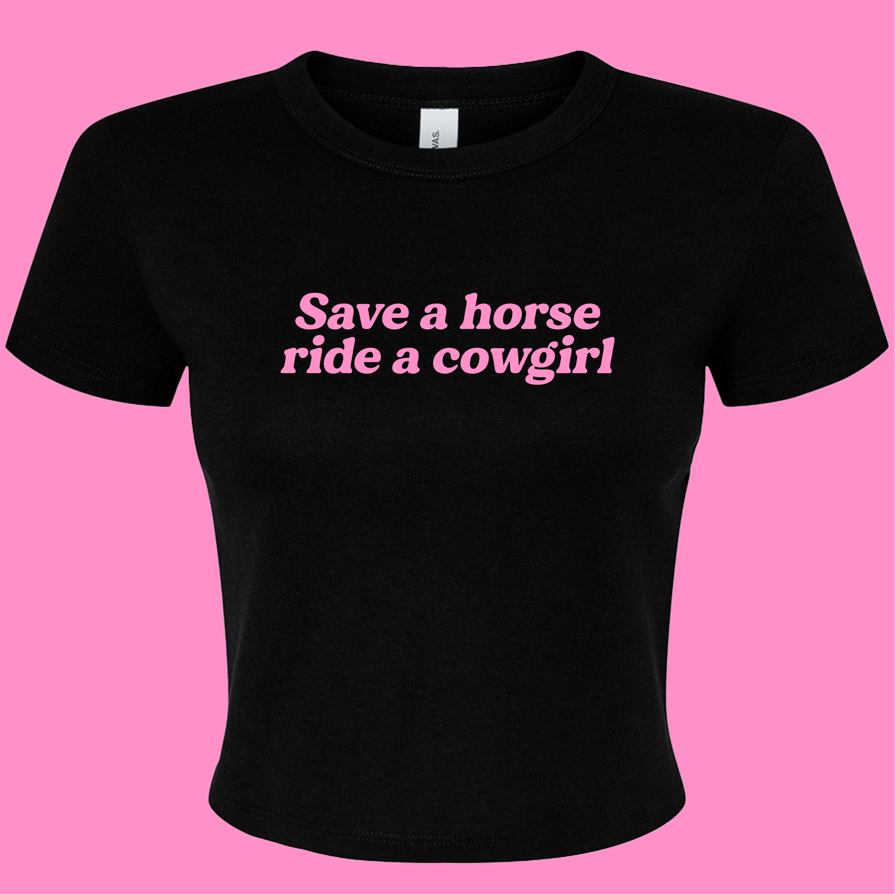 SAVE A HORSE RIDE A COWGIRL BABY T-SHIRT
