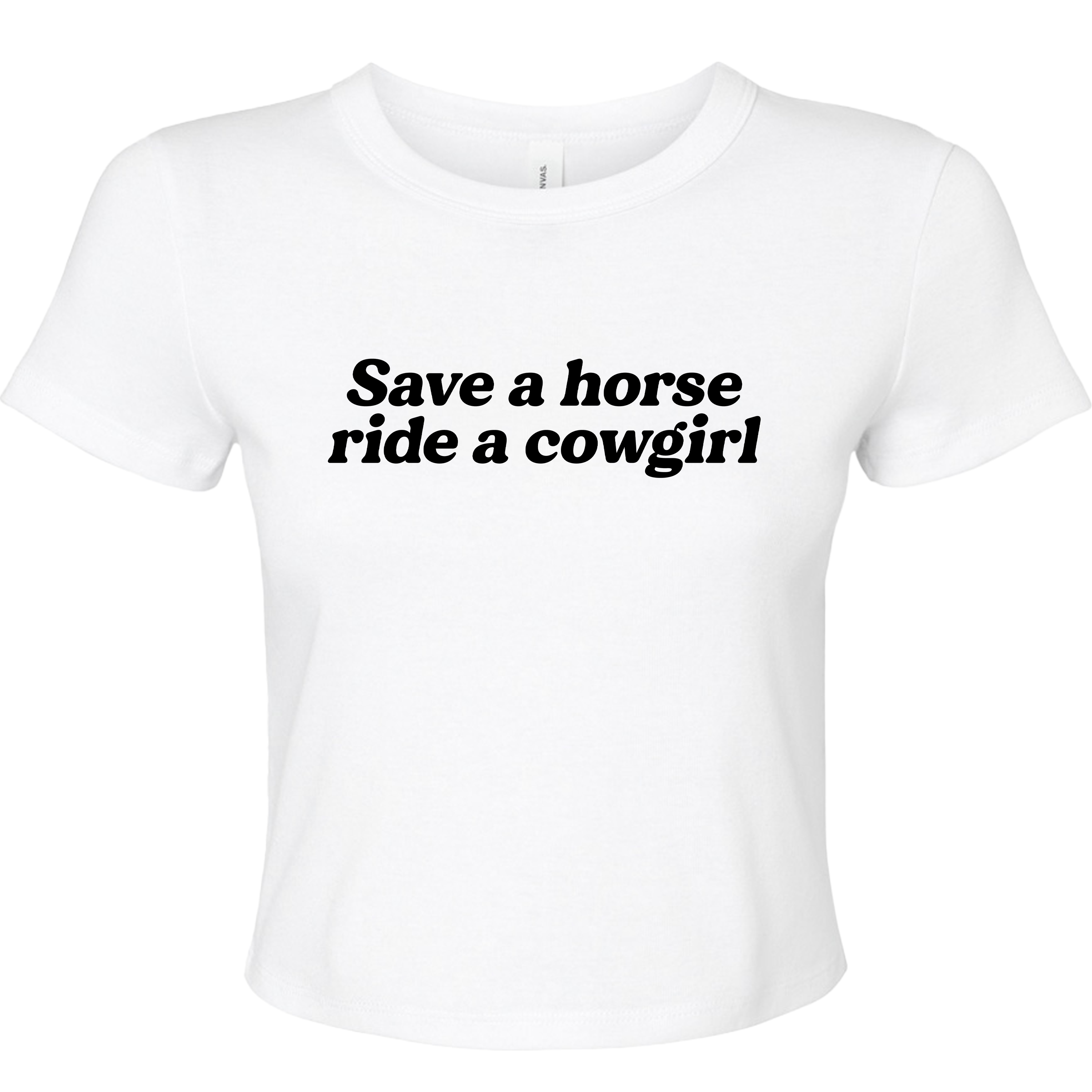 SAVE A HORSE RIDE A COWGIRL BABY T-SHIRT