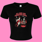 ALL MEN ARE CREMATED EQUAL BABY T-SHIRT