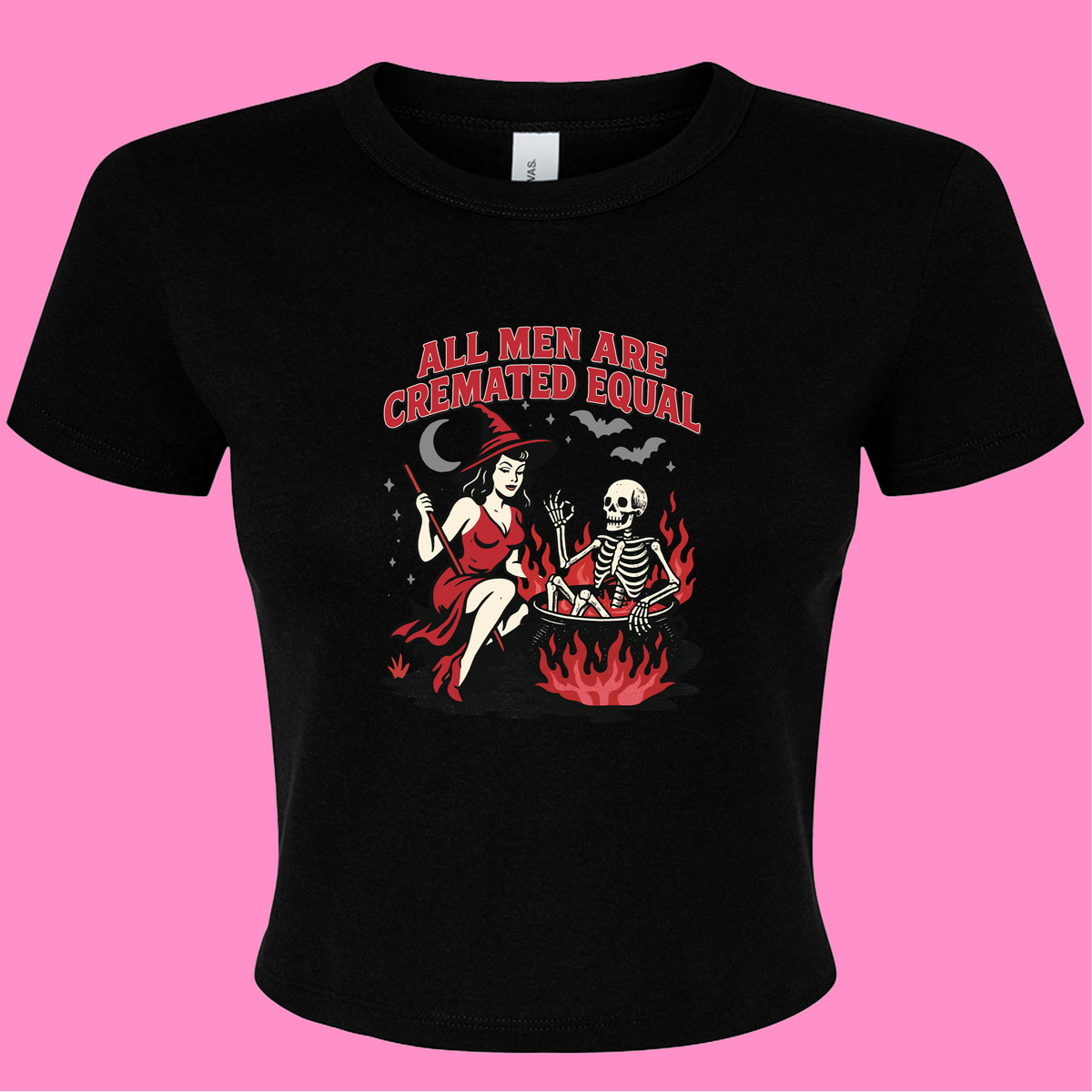 ALL MEN ARE CREMATED EQUAL BABY T-SHIRT