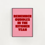 MARDY BUM CUDDLES PRINT