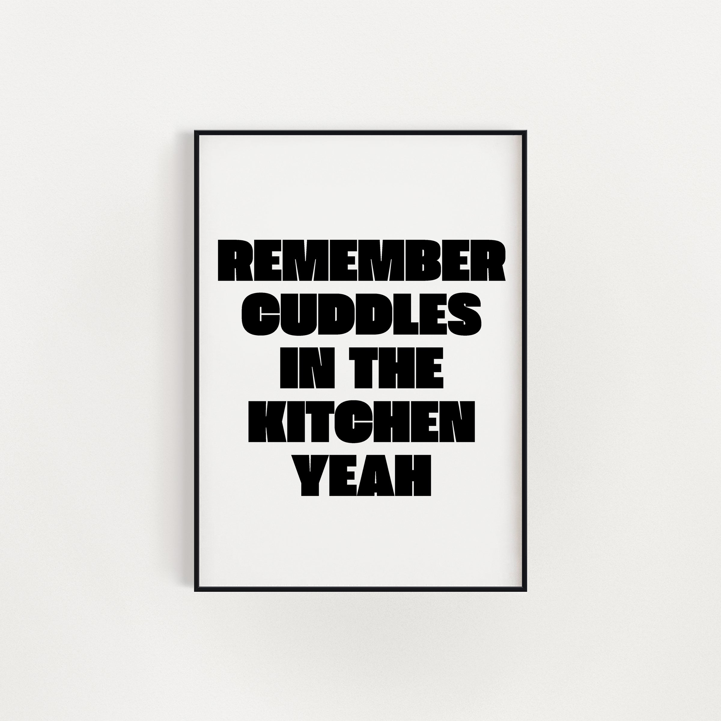 MARDY BUM CUDDLES PRINT