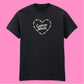 CUSTOM BARBED WIRE HEART T-SHIRT