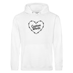 CUSTOM BARBED HEART HOODIE