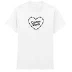 CUSTOM BARBED WIRE HEART T-SHIRT