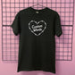 CUSTOM BARBED WIRE HEART T-SHIRT