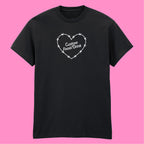 CUSTOM FOOD/DRINK BARBED HEART T-SHIRT