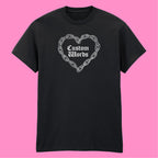CUSTOM CHAIN HEART T-SHIRT